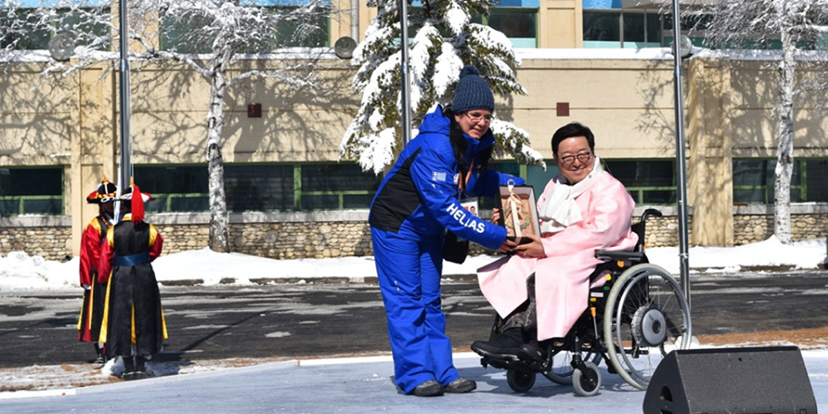 Υποδοχή της Ελληνικής ομάδας στους Παραολυμπιακούς 2018